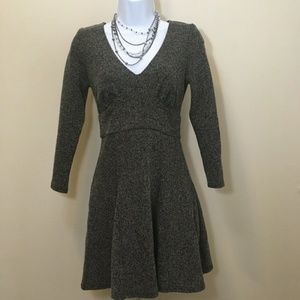 Free People Cutout Keyhole Tweed Dress